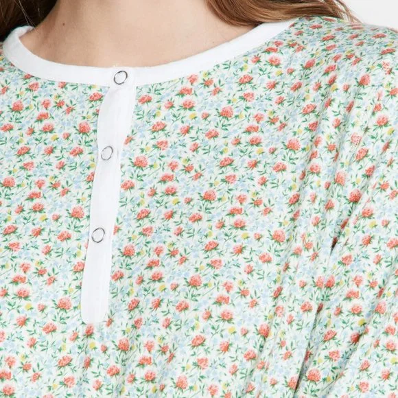ROLLER RABBIT ENNA FLORAL LS Pajama Set Liberty Canyon Clover size XS
